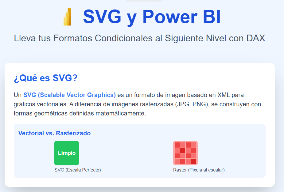 SVG y Power BI: Lleva tus Formatos Condicionales al Siguiente Nivel con DAX
