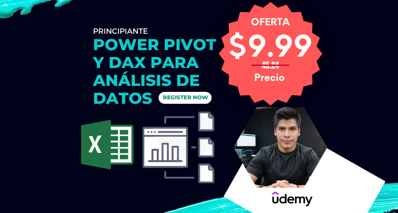 Power Pivot y DAX para análisis de datos en Excel Office365