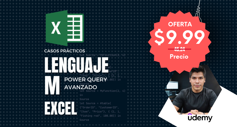 Power Query: Lenguaje M aplicado a casos prácticos Office365 Excel