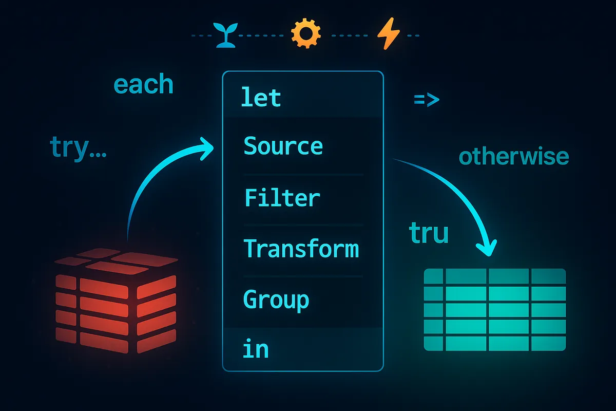 Lenguaje M en Power Query: guía completa para dominar las transformaciones